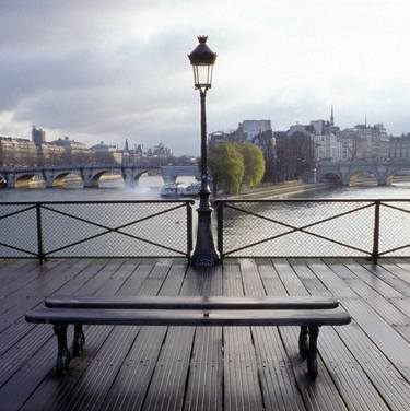 Lamppost, Pont Des Arts, Paris, France thumb