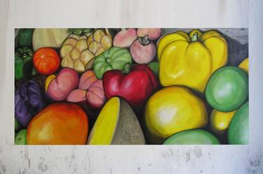 Print of Realism Food Paintings by Aquiles Segovia Villamizar