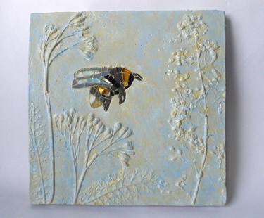 Decorative panel with mosaic Bumblebee thumb