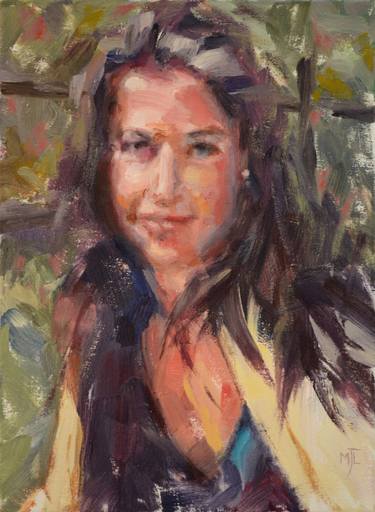 Original Portrait Painting by Michael Jules Lang