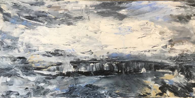 Original Abstract Landscape Painting by Yihsin Chu