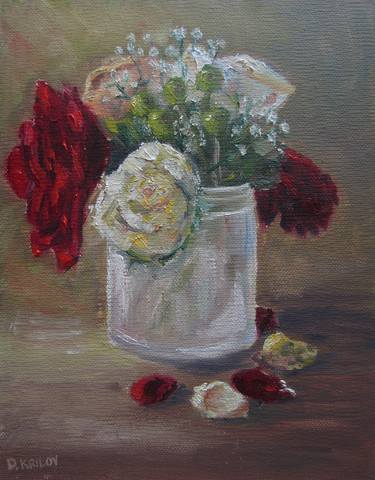Original Impressionism Floral Paintings by David Krilov