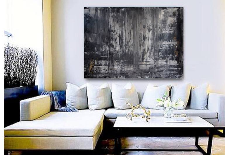 Original Abstract Expressionism Abstract Painting by David Krilov