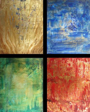 Original Abstract Expressionism Abstract Paintings by David Krilov