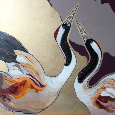 Original Art Deco Animal Paintings by Gabriella Kosa