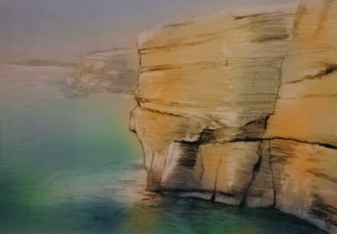 Original Surrealism Landscape Drawings by John Busuttil Leaver
