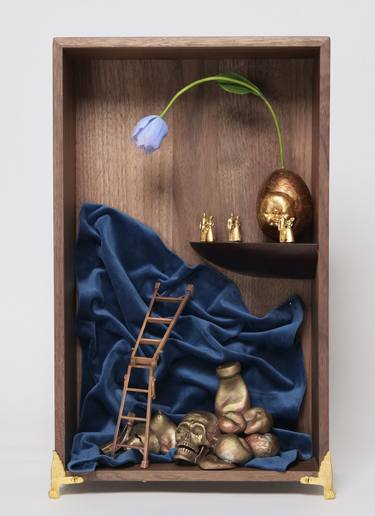 Original Baroque Still Life Sculpture by Fang Liu