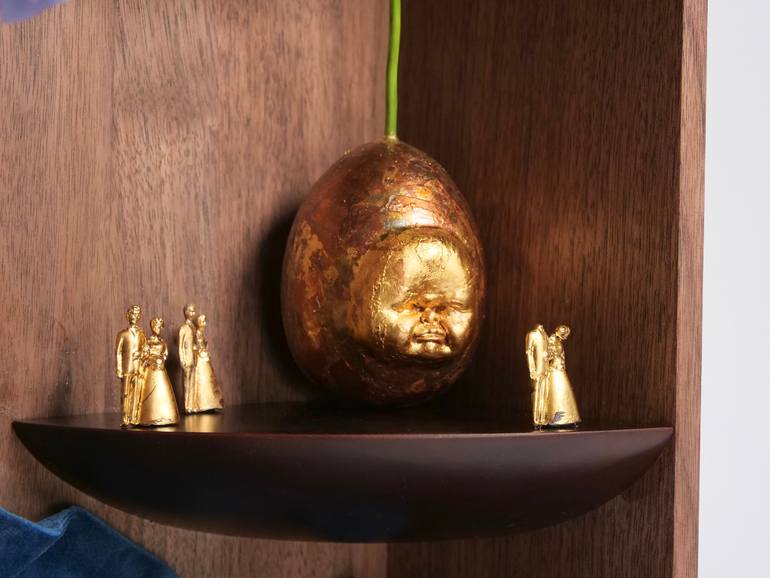 Original Baroque Still Life Sculpture by Fang Liu