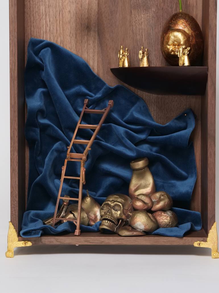 Original Baroque Still Life Sculpture by Fang Liu