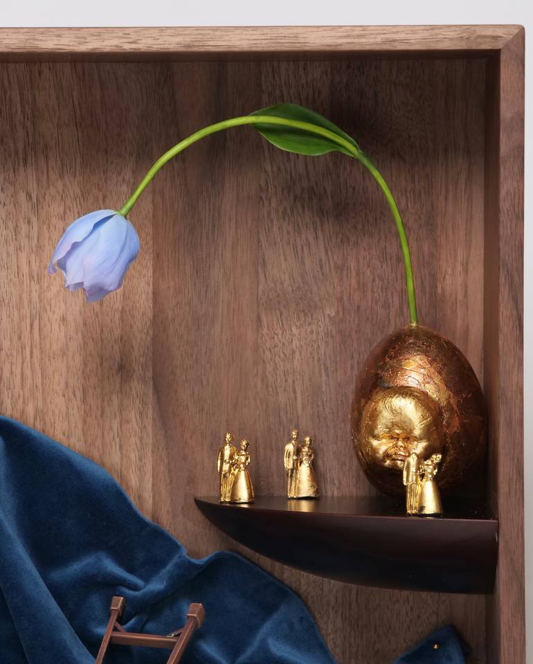 Original Baroque Still Life Sculpture by Fang Liu