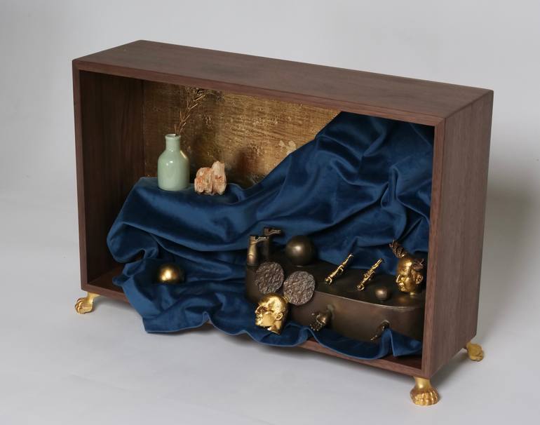 Original Baroque Still Life Sculpture by Fang Liu