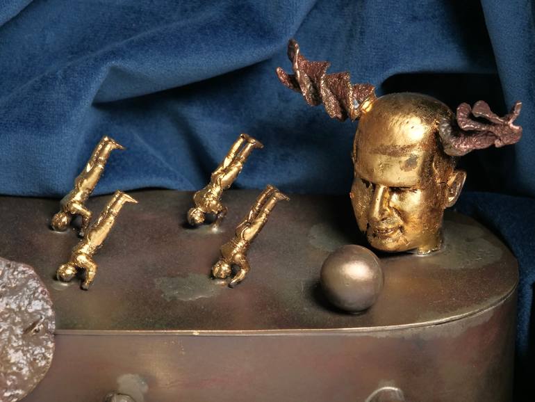 Original Baroque Still Life Sculpture by Fang Liu