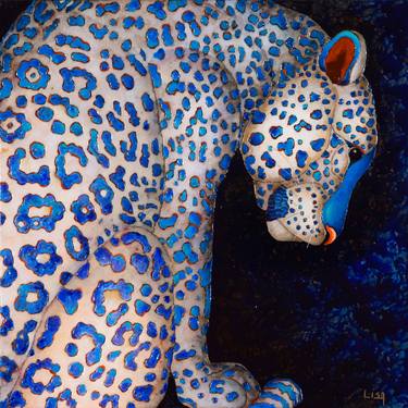 Original Animal Painting by Lisa Benoudiz