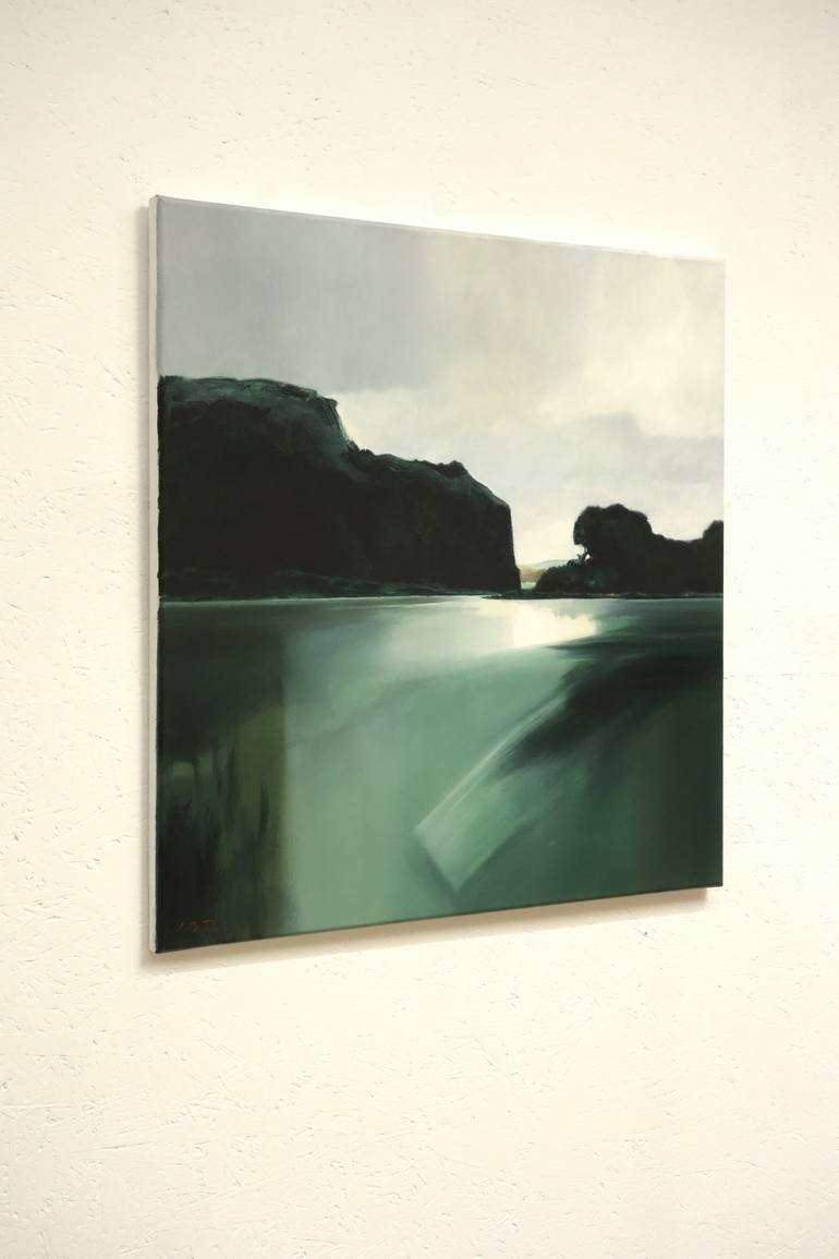 Original Contemporary Landscape Painting by Juergen Buese Filzen