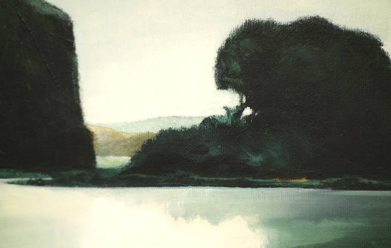 Original Contemporary Landscape Painting by Juergen Buese Filzen