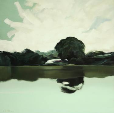 Original Contemporary Landscape Painting by Jürgen Büse Filzen