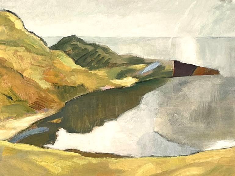 Original Contemporary Seascape Painting by Juergen Buese Filzen