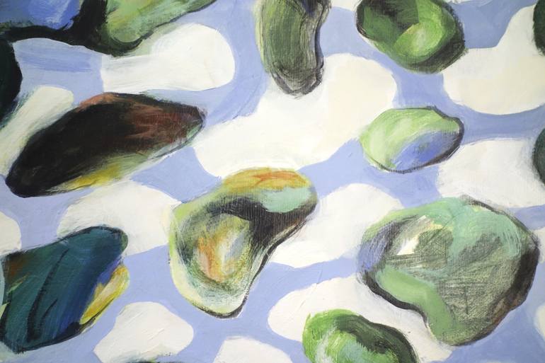 Original Abstract Expressionism Abstract Painting by Juergen Buese Filzen