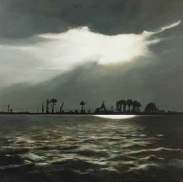 Original Contemporary Seascape Painting by Jürgen Büse Filzen