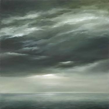 Original Expressionism Seascape Painting by Jürgen Büse Filzen