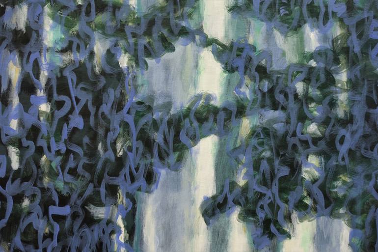 Original Abstract Expressionism Abstract Painting by Juergen Buese Filzen