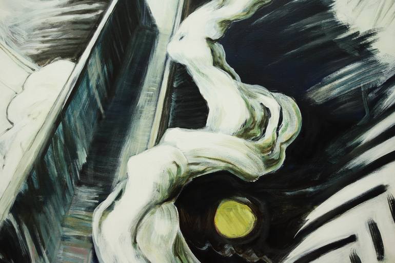 Original Expressionism Travel Painting by Juergen Buese Filzen