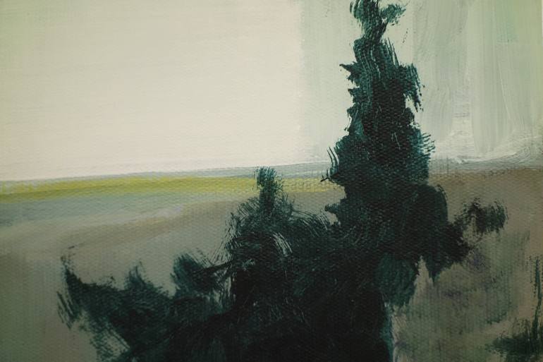 Original Expressionism Landscape Painting by Jürgen Büse Filzen