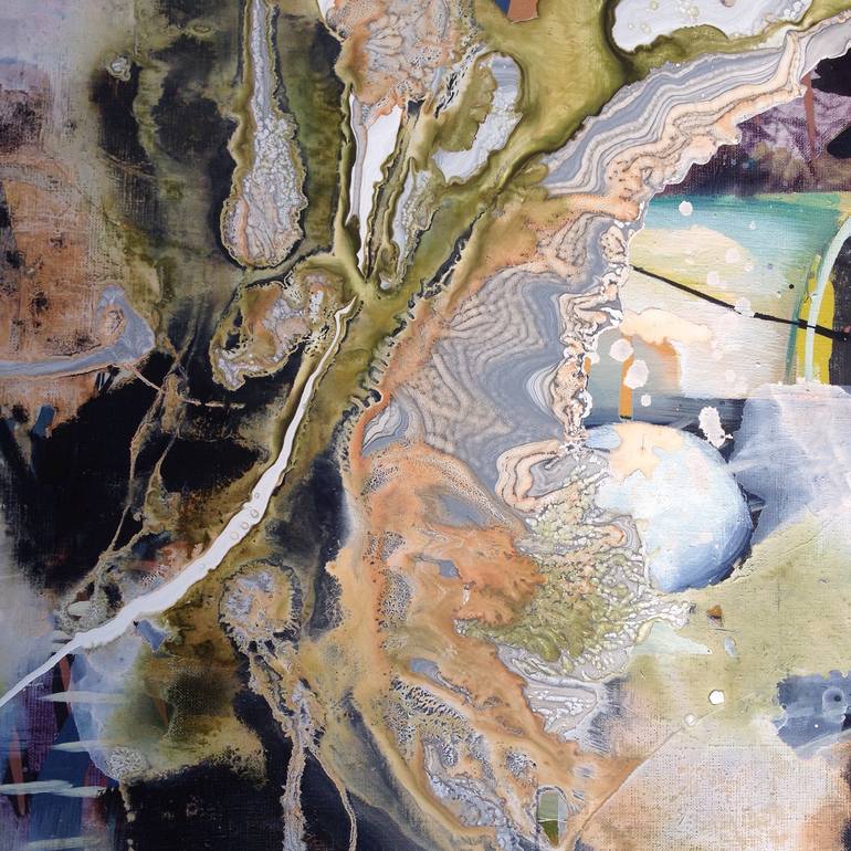 Original fluidpainting Abstract Painting by Baiba Redere Logina