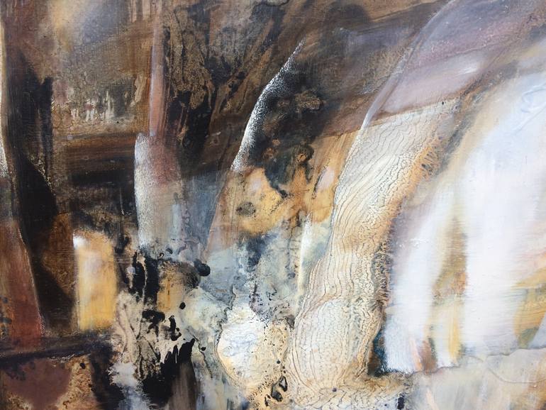 Original Modernism Abstract Painting by Baiba Redere Logina
