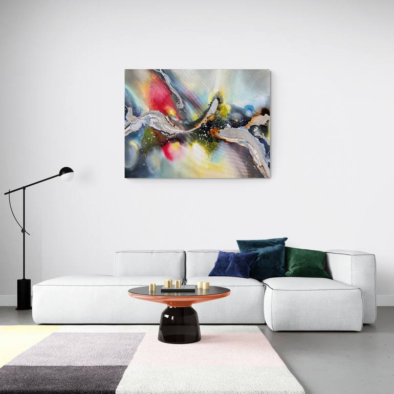 Original Modern Abstract Painting by Baiba Redere Logina