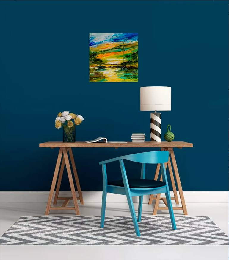 Original Impressionism Seascape Painting by Vladyslav Durniev