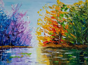 Original Impressionism Landscape Paintings by Vladyslav Durniev