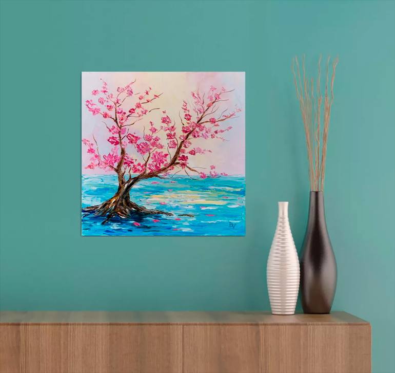 Original Impressionism Nature Painting by Vladyslav Durniev