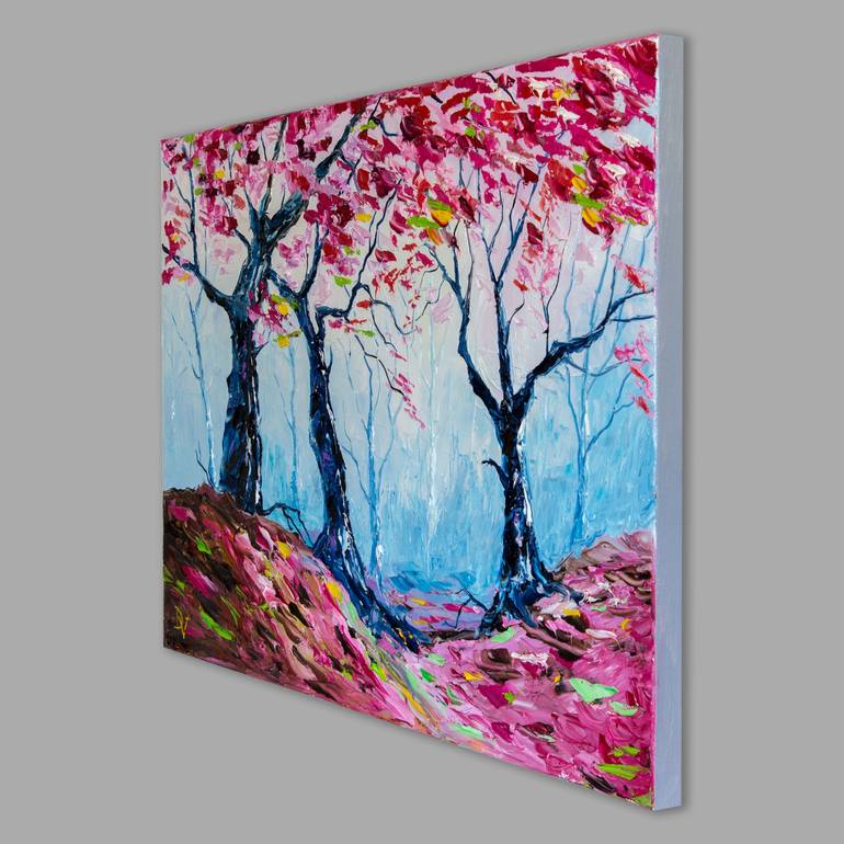 Original Impressionism Nature Painting by Vladyslav Durniev