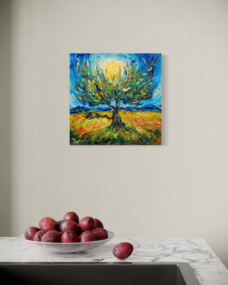 Original Impressionism Landscape Painting by Vladyslav Durniev