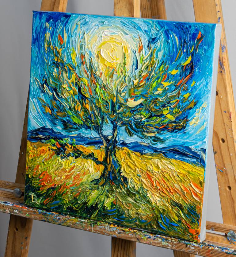 Original Impressionism Landscape Painting by Vladyslav Durniev