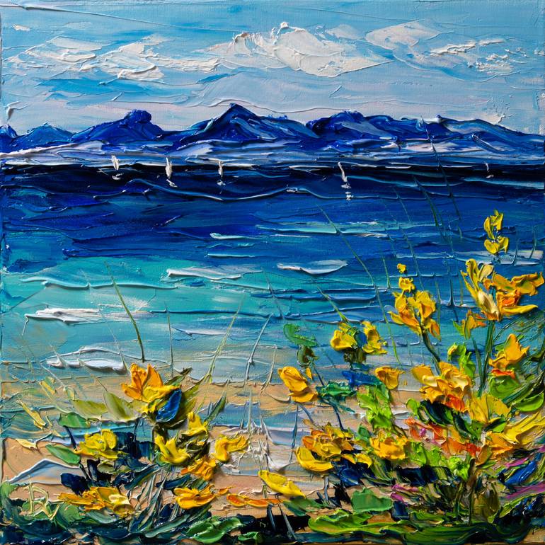 Print of Impressionism Seascape Paintings by Vladyslav Durniev