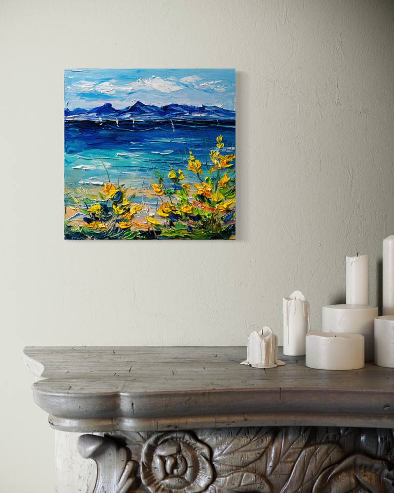 Original Impressionism Seascape Painting by Vladyslav Durniev