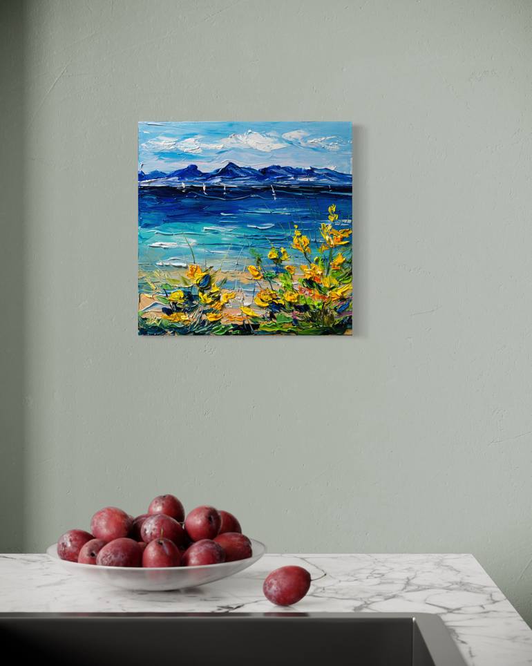 Original Impressionism Seascape Painting by Vladyslav Durniev