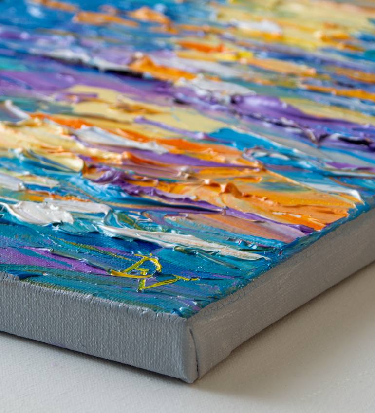 Original Impressionism Seascape Painting by Vladyslav Durniev