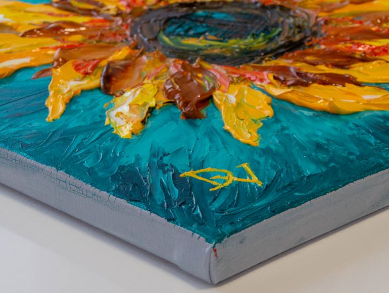 Original Impressionism Floral Painting by Vladyslav Durniev