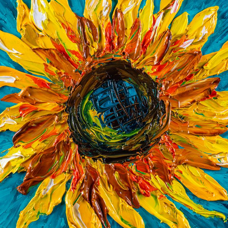 Original Impressionism Floral Painting by Vladyslav Durniev