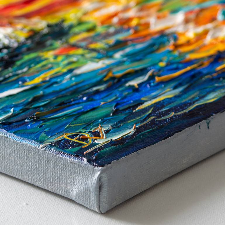 Original Impressionism Seascape Painting by Vladyslav Durniev