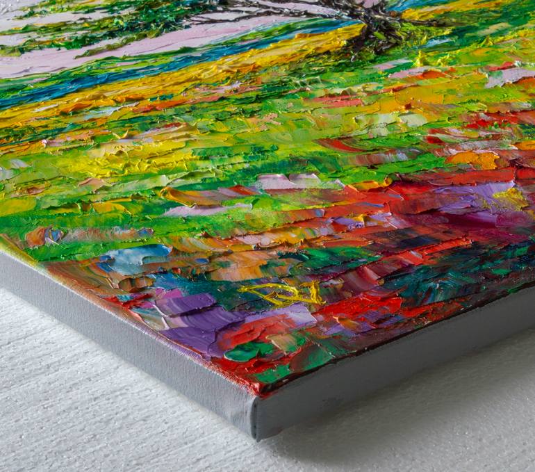 Original Impressionism Landscape Painting by Vladyslav Durniev