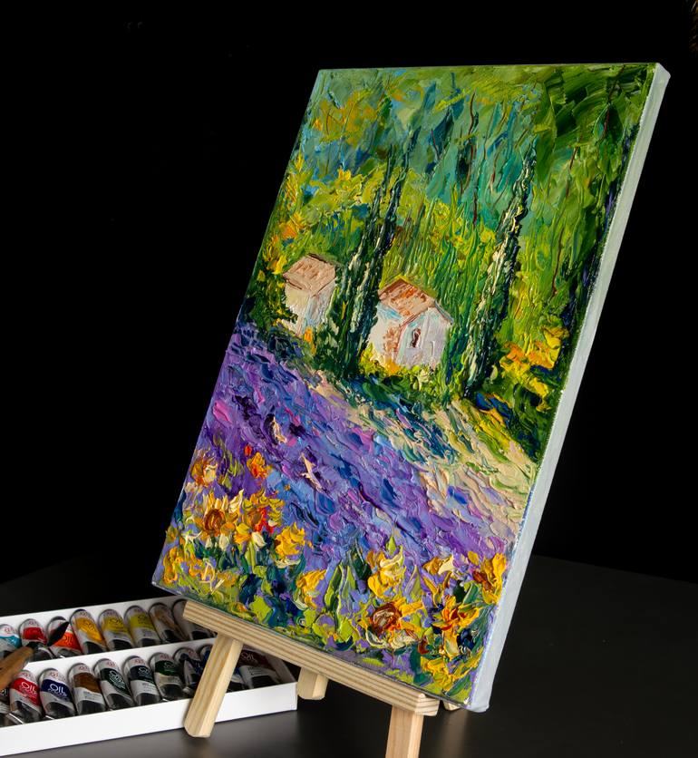 Original Impressionism Landscape Painting by Vladyslav Durniev