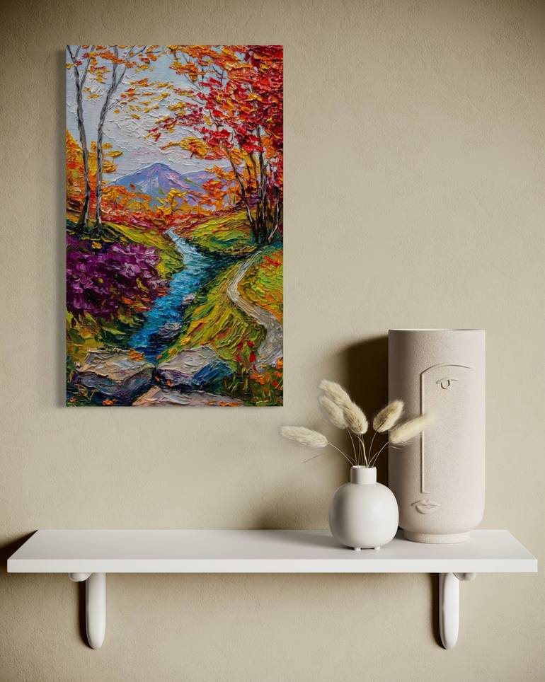 Original Impressionism Landscape Painting by Vladyslav Durniev