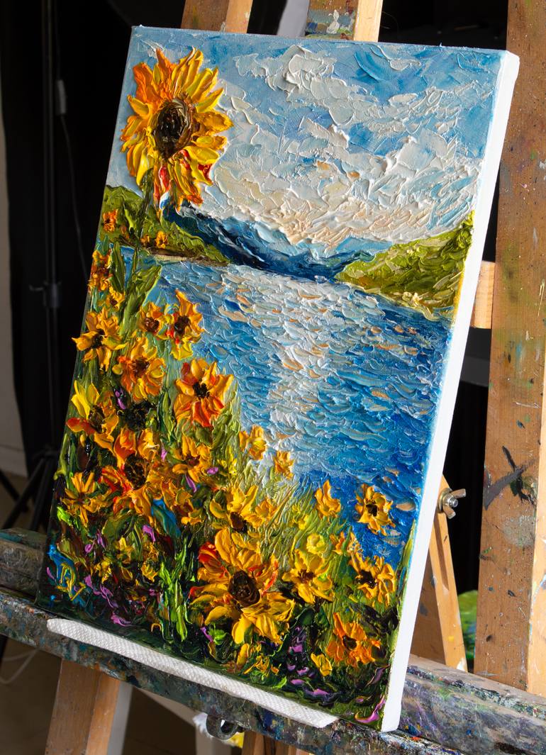 Original Impressionism Landscape Painting by Vladyslav Durniev