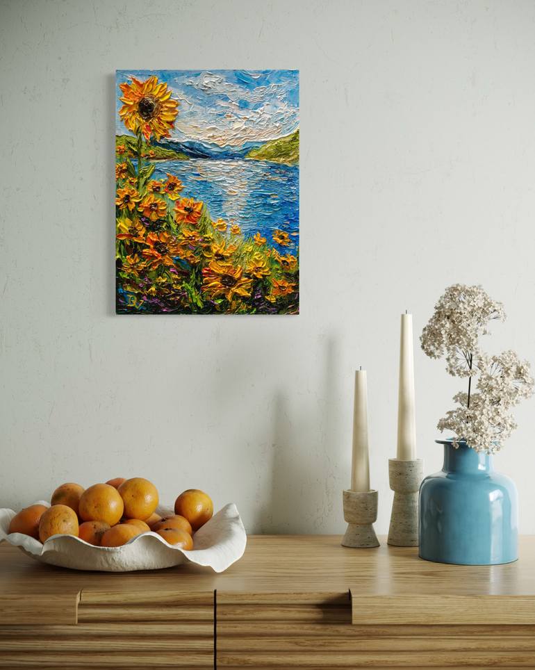 Original Impressionism Landscape Painting by Vladyslav Durniev