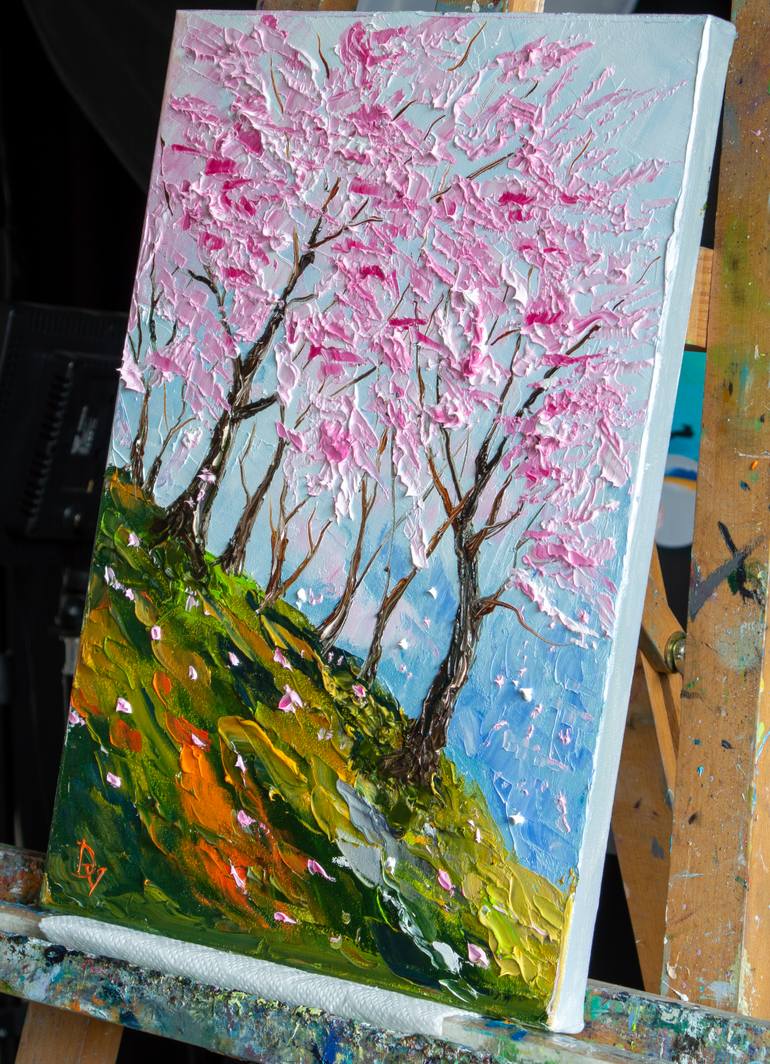Original Impressionism Landscape Painting by Vladyslav Durniev