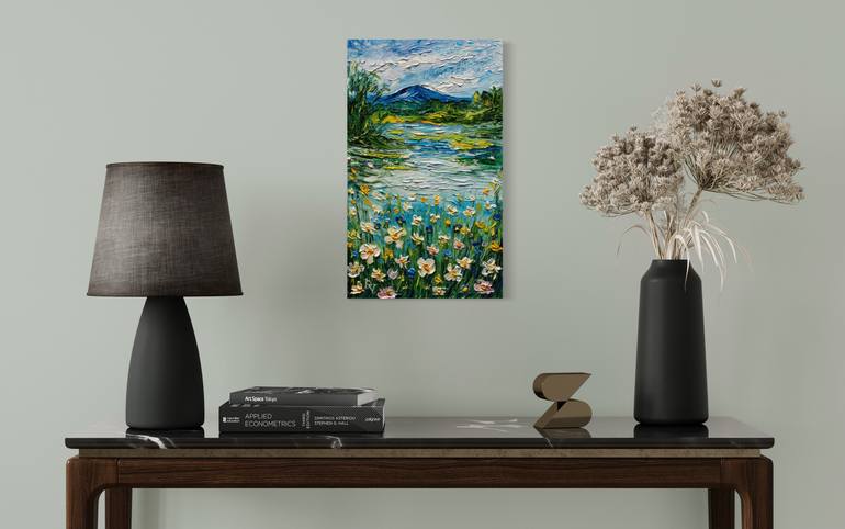 Original Impressionism Landscape Painting by Vladyslav Durniev